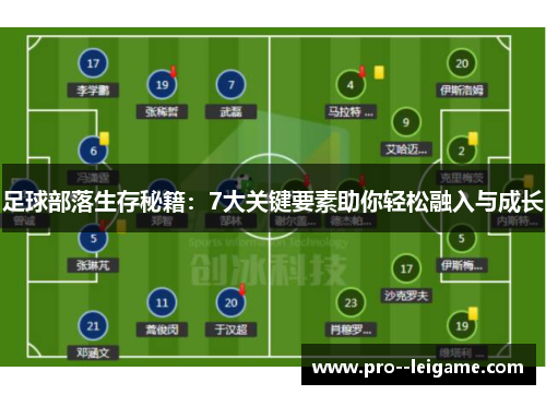 足球部落生存秘籍：7大关键要素助你轻松融入与成长